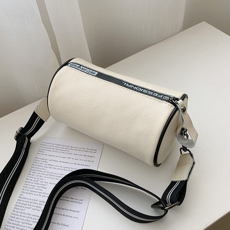 Cylinder Crossbody Bag ERIN The Store Bags White 