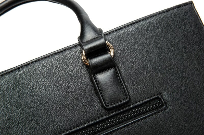 Black Leather Laptop Tote The Store Bags 