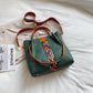 Leather Crossbody Bag With Guitar Strap The Store Bags Green 