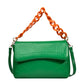 White Shoulder Bag With Chain Strap The Store Bags Green 