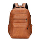 Leather Backpack With USB Charger The Store Bags Light Brown 