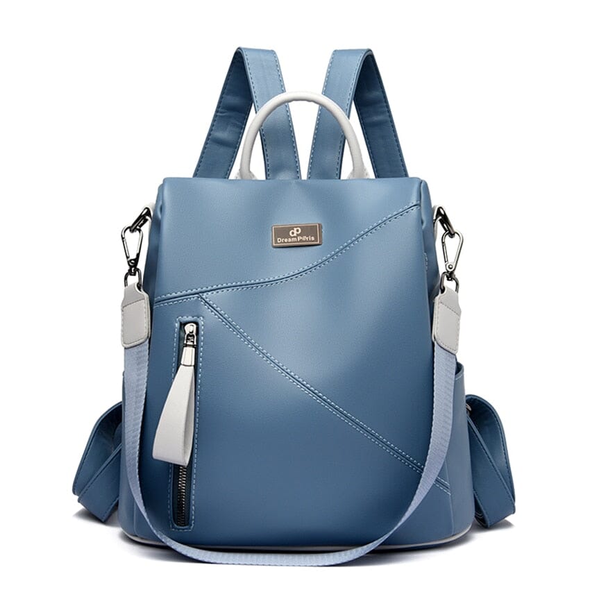 Hidden Zipper Backpack The Store Bags Blue 