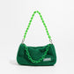 Fluffy Clutch Bag With Chain The Store Bags Green 