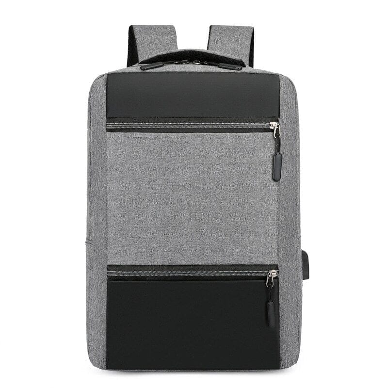 USB Port Laptop Backpack The Store Bags Gray 