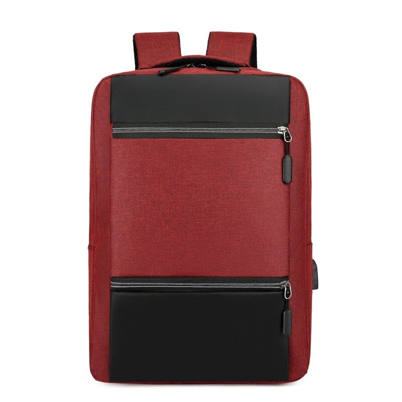 USB Port Laptop Backpack The Store Bags Red 