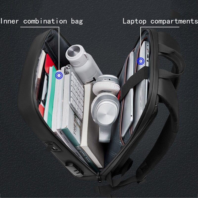 Backpack With Lock and Charger The Store Bags 