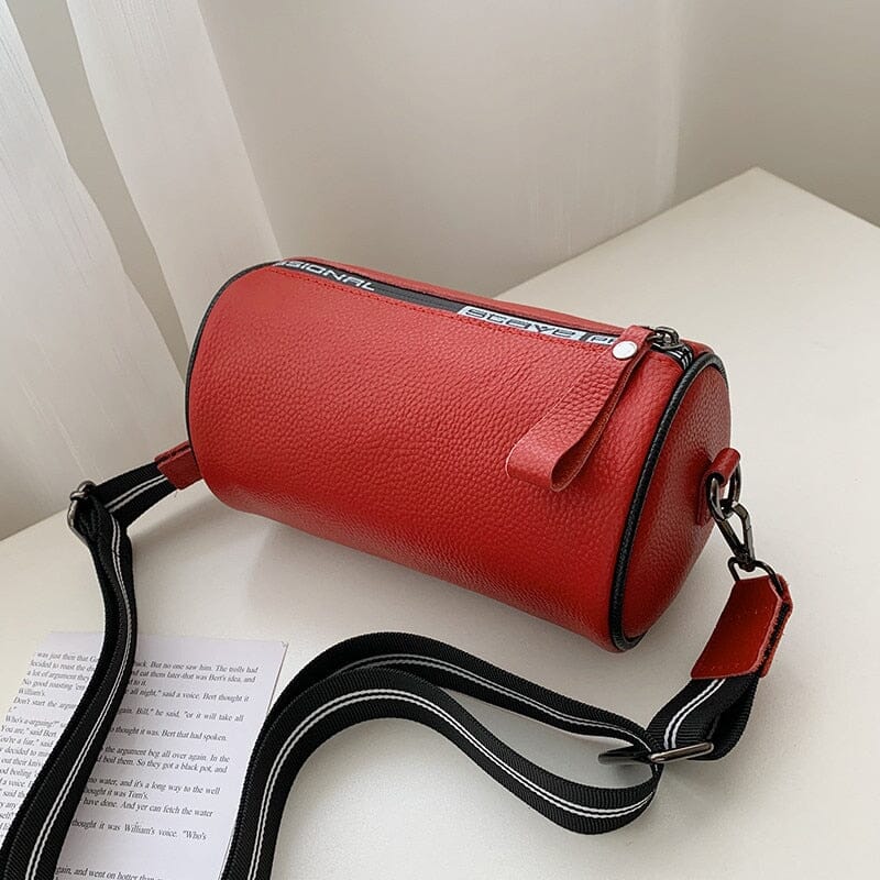Cylinder Crossbody Bag ERIN The Store Bags red 
