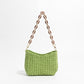Straw Bag With Chain Strap The Store Bags Green 