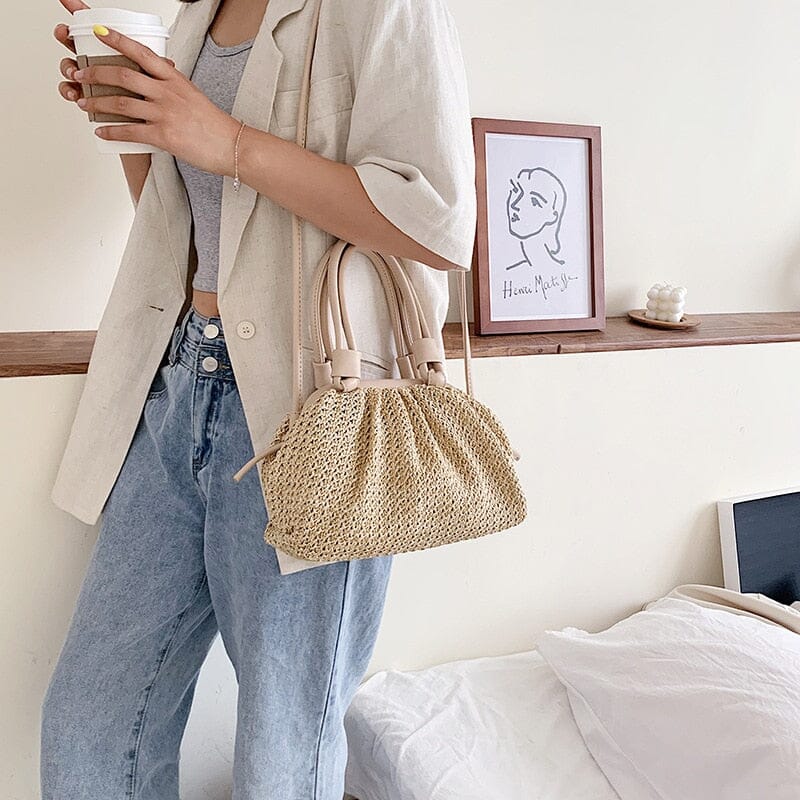 Woven Rattan Purse The Store Bags 