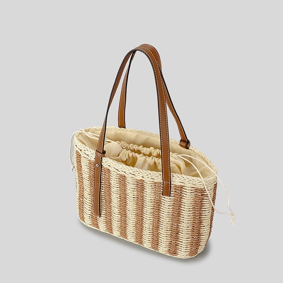 Striped Straw Bag The Store Bags 