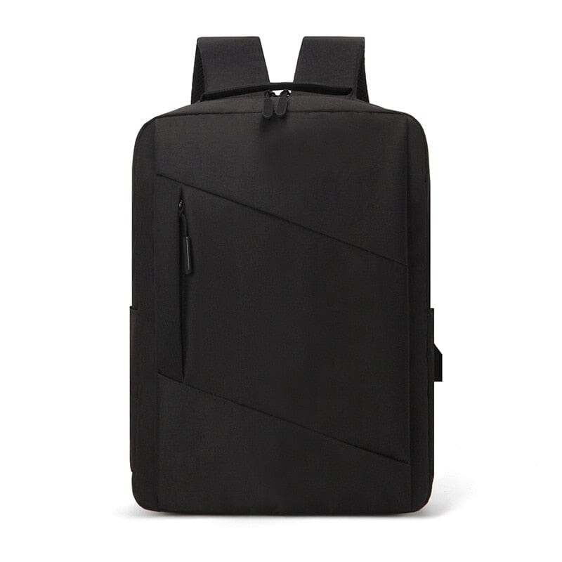 Water Resistant Backpack With USB Charging Port The Store Bags Black 