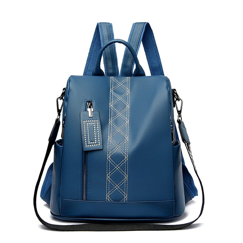 Backpack Purse With Zipper In Back The Store Bags Blue 