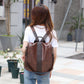 Leather Travel Backpack Anti Theft The Store Bags 