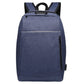 Laptop Backpack With USB Charging Port And Lock The Store Bags Blue 