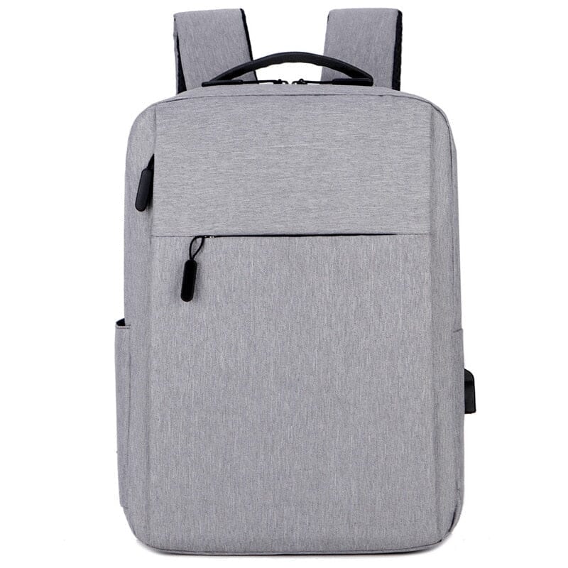 Professional Slim Laptop Backpack With USB Port The Store Bags Laptop Bag Grey 