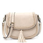 boho leather crossbody purse The Store Bags BEIGE 