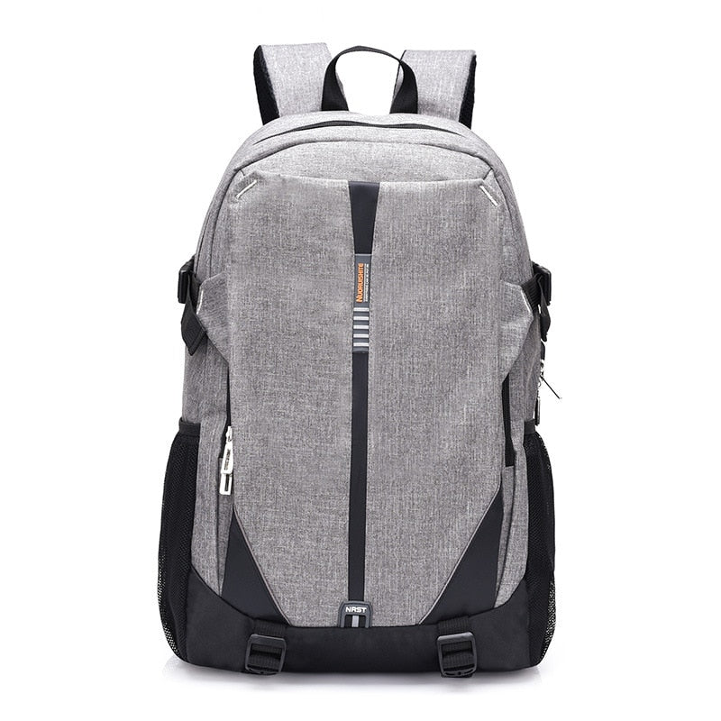 Power USB Laptop Backpack The Store Bags Grey 