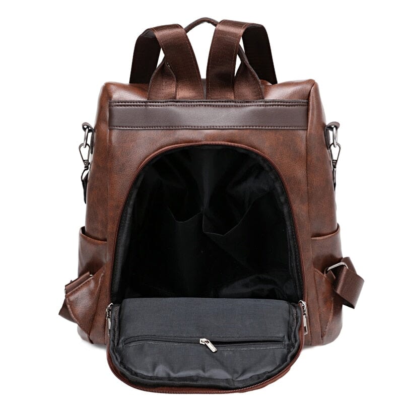 Leather Travel Backpack Anti Theft The Store Bags 