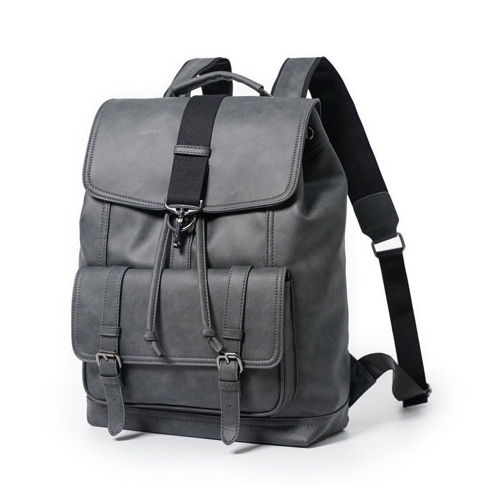 Black Leather Drawstring Backpack The Store Bags 
