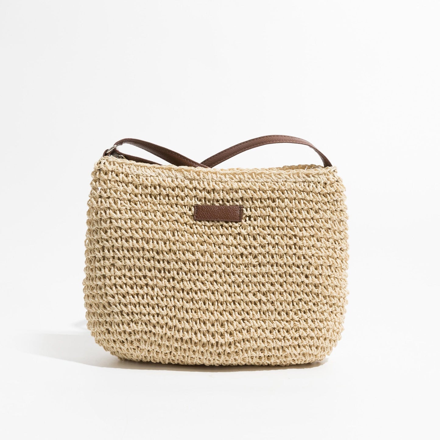 Straw And Leather Crossbody Bag The Store Bags 