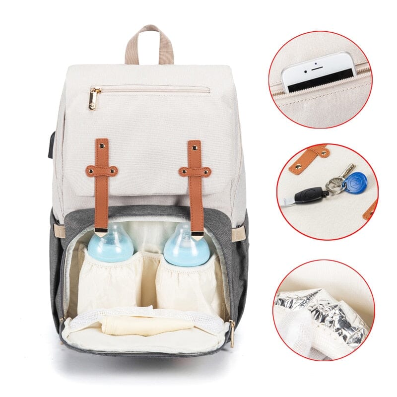 FAMICARE Diaper Bag With USB Port The Store Bags 