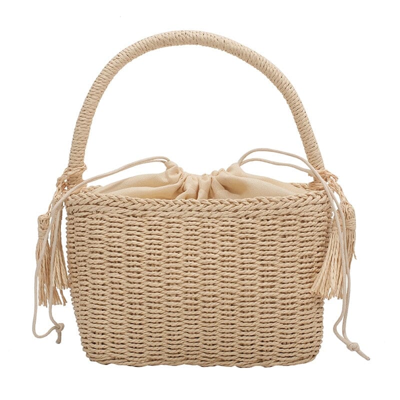Straw Box Bag The Store Bags Brown 