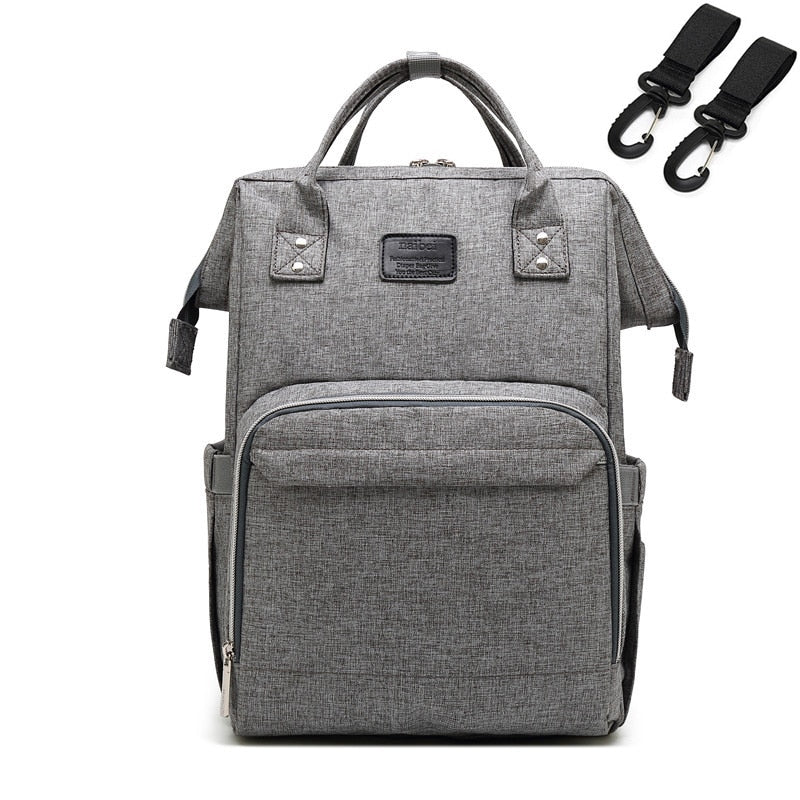 FAMICARE Diaper USB Backpack The Store Bags Light grey 