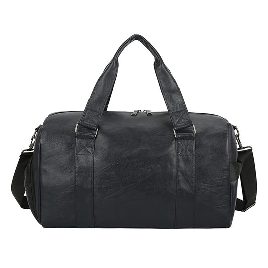 Leather Gym Bag With Shoe Compartment The Store Bags Black Small 