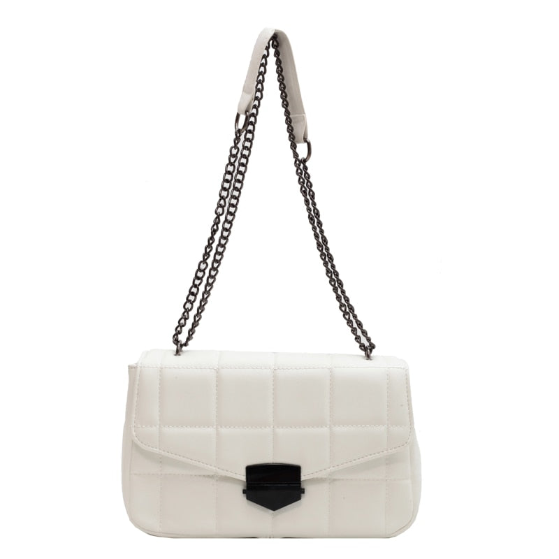 Double Chain Shoulder Bag The Store Bags White 