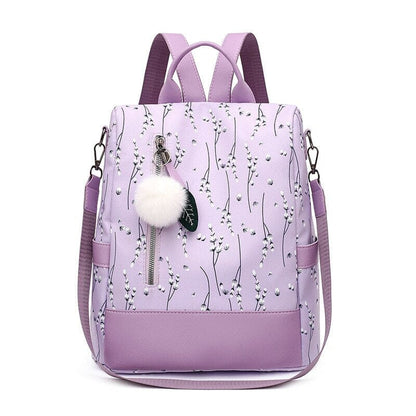 Anti Theft Ladies Backpack The Store Bags Purple 