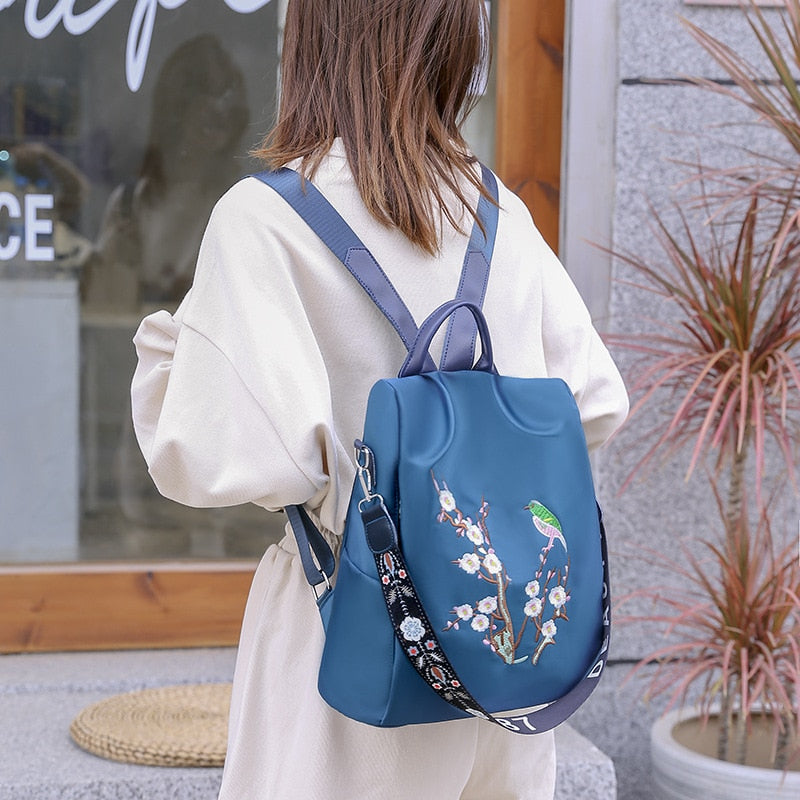 Floral backpack purse anti theft The Store Bags 