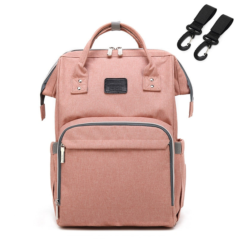 FAMICARE Diaper USB Backpack The Store Bags Pink 1 