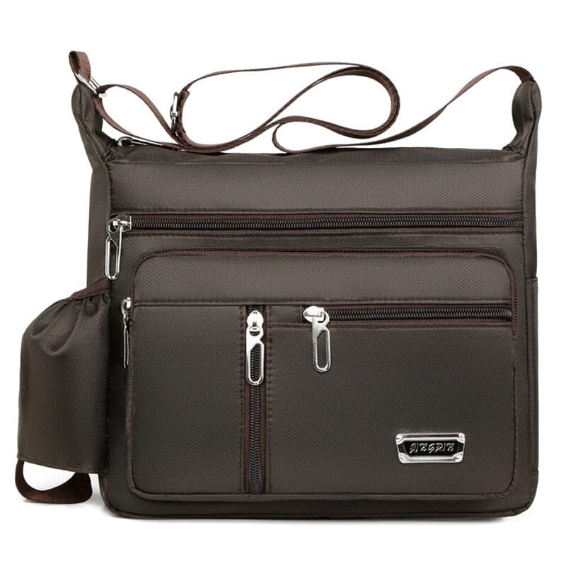 Messenger Bag With Water Bottle Holder The Store Bags Brown 