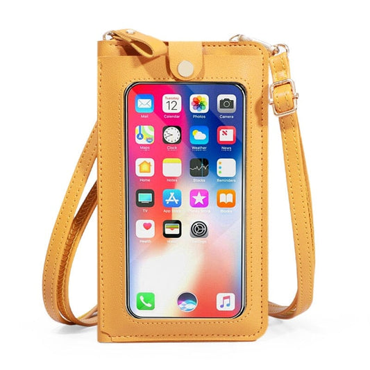 Leather Cellphone Bag The Store Bags Yellow 