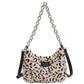 Faux Fur Leopard Shoulder Bag The Store Bags Khaki 