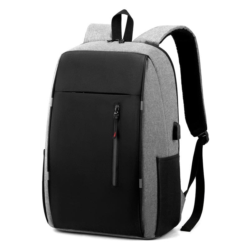 Backpack With USB And Secret Pockets The Store Bags Gray 
