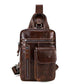 Men Vintage PU Leather Crossbody Sling Bag The Store Bags Oil Coffee 