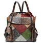 Women's Patchwork Leather Backpack The Store Bags 