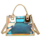 Transparent Holographic Crossbody Bag The Store Bags Gold 