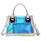 Transparent Holographic Crossbody Bag The Store Bags Silver 