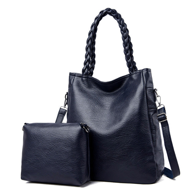 Leather Handbag And Purse Set The Store Bags Blue 