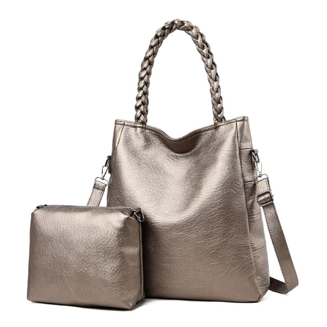 Leather Handbag And Purse Set The Store Bags Bronze 