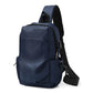 Sling Bag With USB Charging Port REO The Store Bags Blue 