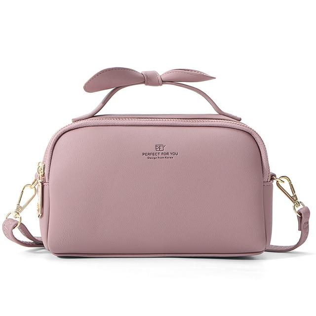 Small Leather Shoulder Bag Women's The Store Bags Soft Pink 