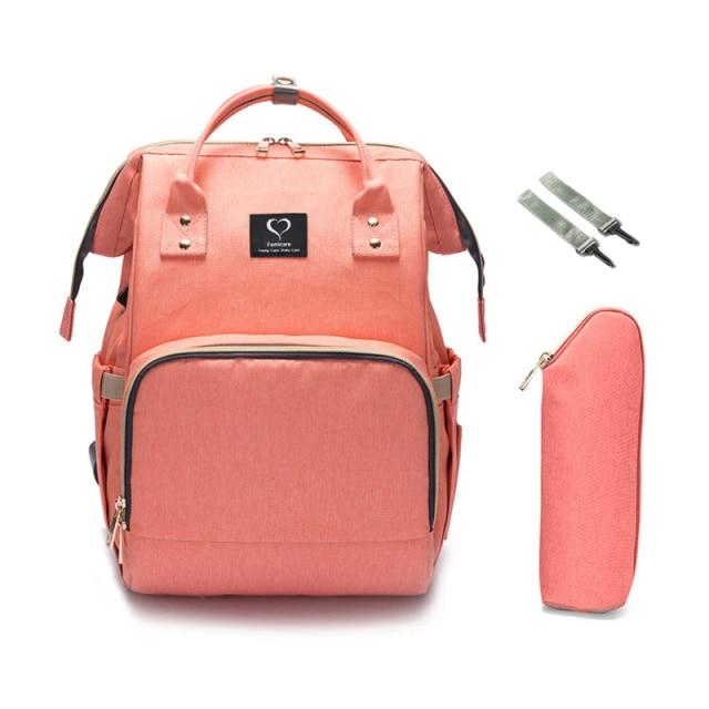 Waterproof Diaper Bag With USB Charger The Store Bags Orange 