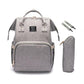 Waterproof Diaper Bag With USB Charger The Store Bags Grey 