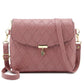 Pebbled Leather Crossbody Bag AVA The Store Bags Pink 