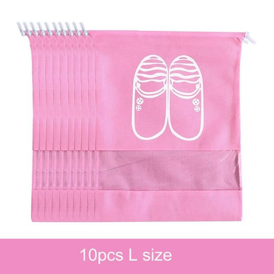 Shoe Storage Bag With Handles The Store Bags L-Pink