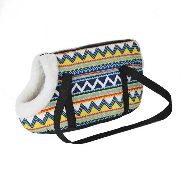 Pet Dog Carrying Shoulder Bag The Store Bags with fur S 40 x 18 x 20 CM 