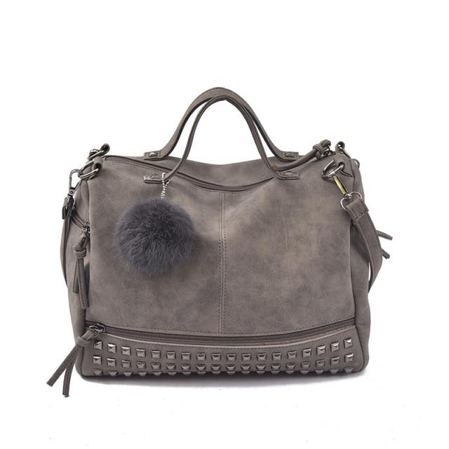 Suede Leather Crossbody Bag The Store Bags Gray 